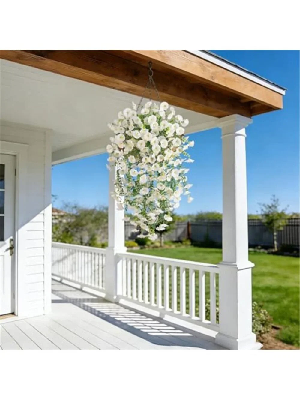 Artificial Eucalyptus Flowers UV Resistant Faux Outdoor Indoor Floral Decor 2 Pk